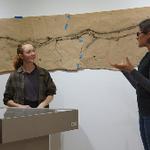 Students in ART392 collaborate in curating a solo exhibition for nationally prominent local artist